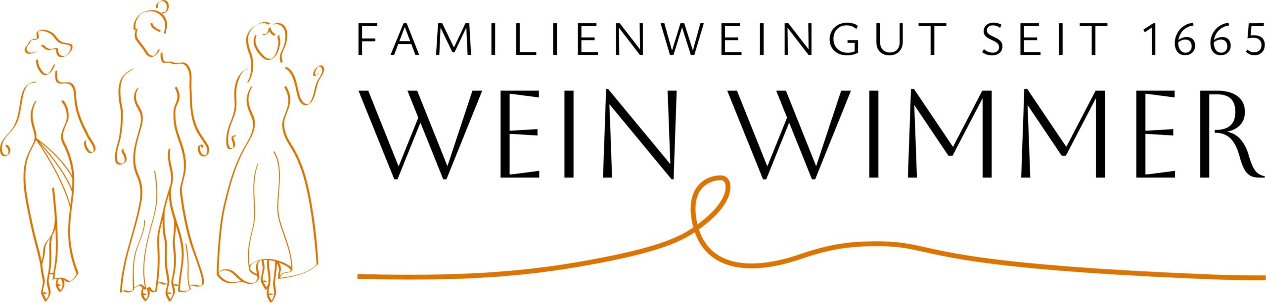 Logo mit linie Kupfer selber breit